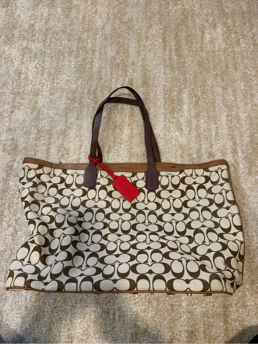 Coach spacious tote